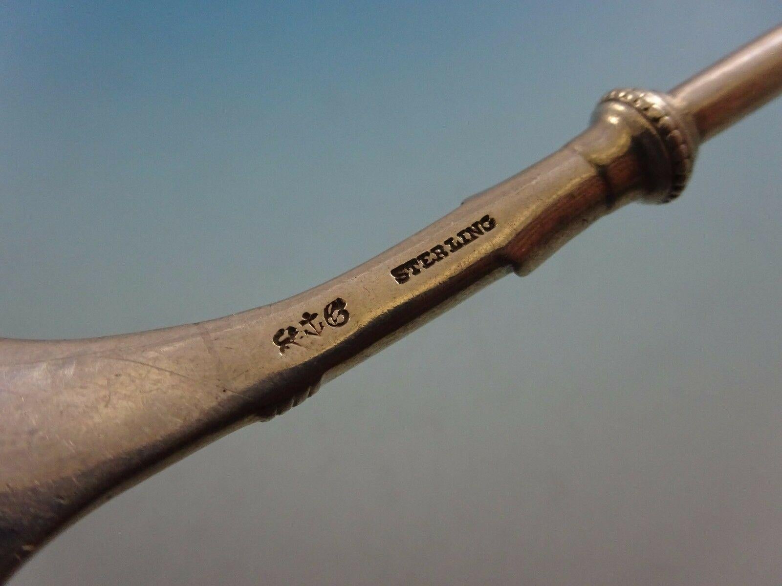 Ladies by Gorham Sterling Silver Cracker Scoop Realistic Hand 3D Figural Art 2