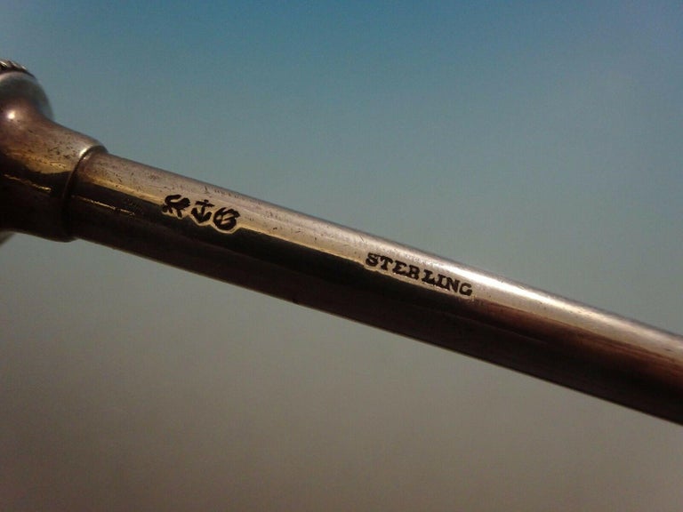 Lady's by Gorham Sterling Silver Punch Ladle Gold Washed For Sale at