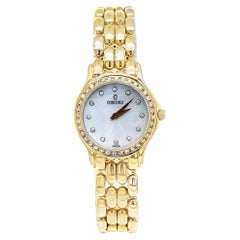 Lady's Concord Yellow Gold and Diamond Quartz Watch