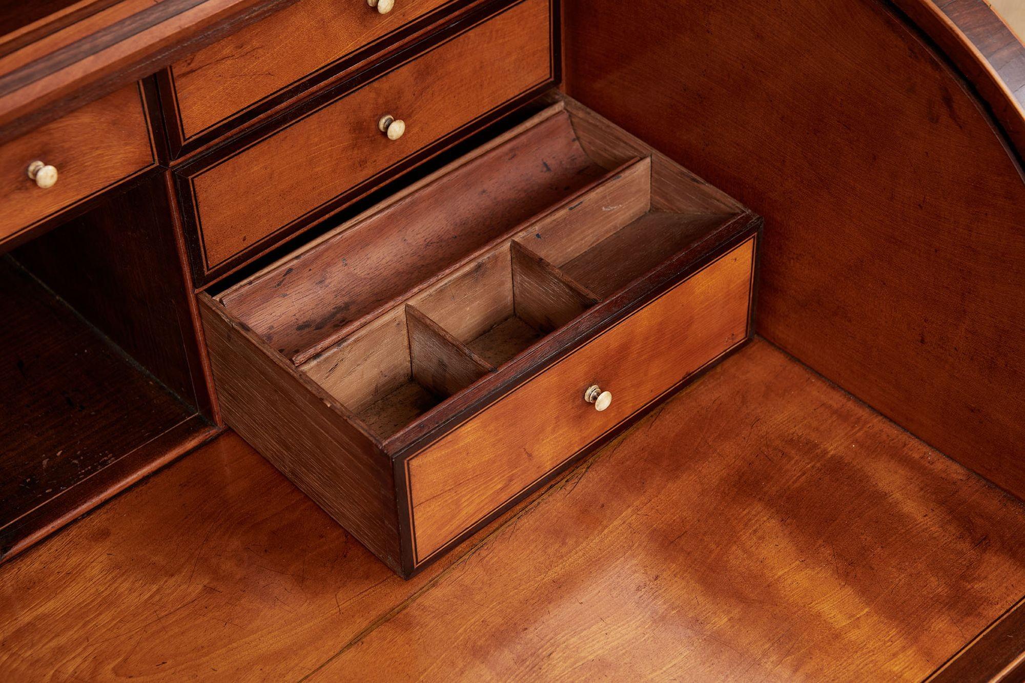 Sheraton Tambour Desk For Sale 5