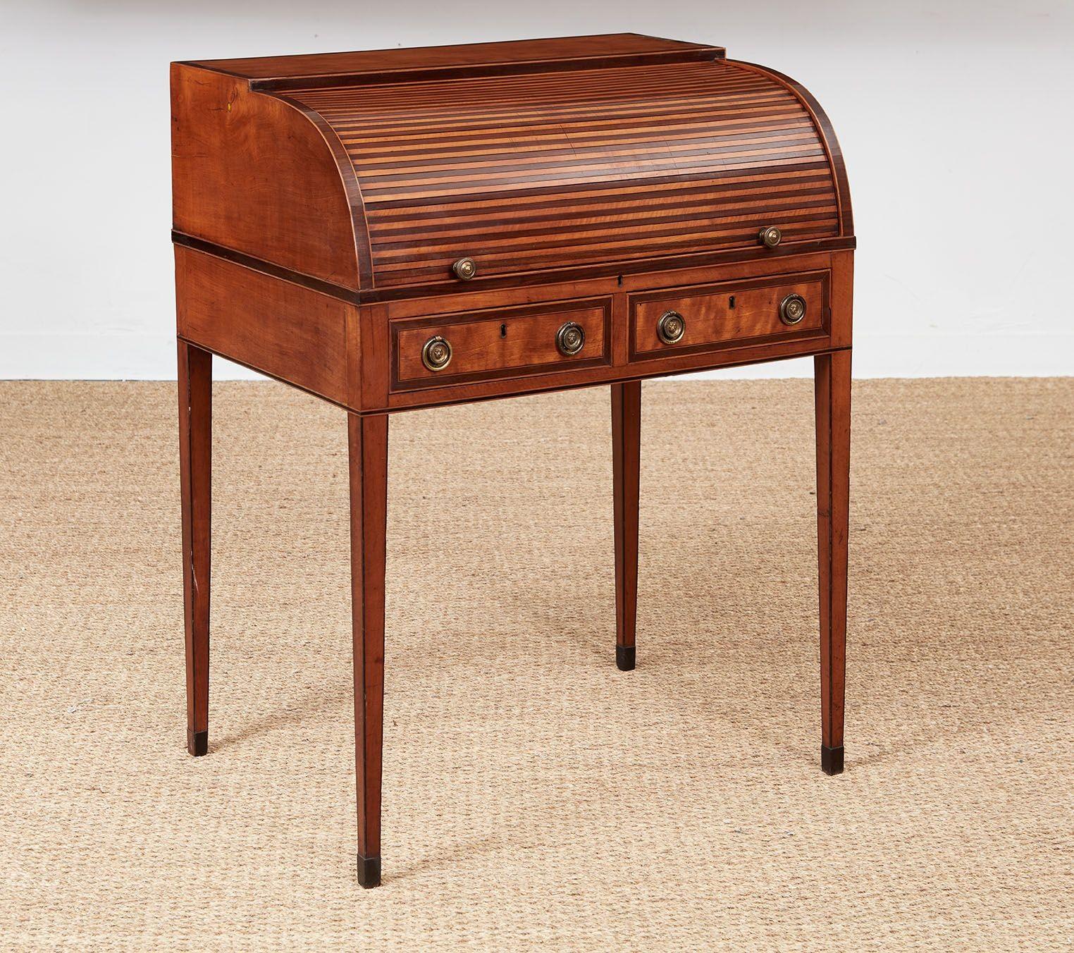 Sheraton Tambour Desk For Sale 6
