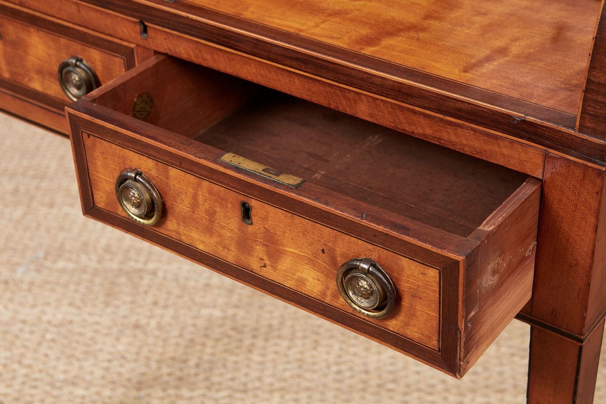 Sheraton Tambour Desk For Sale 2