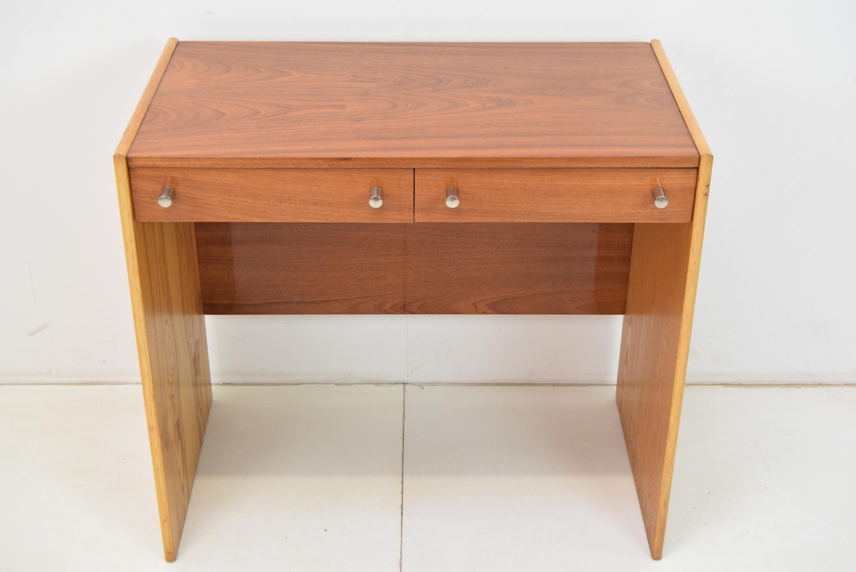 Mid-Century Modern Lady's Desk or Vanity or Side Table in Mahogany / Up Zavody, 1970s For Sale
