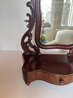 Lady's Mahogany Dressing Mirror, Circa 1850, from Portugal