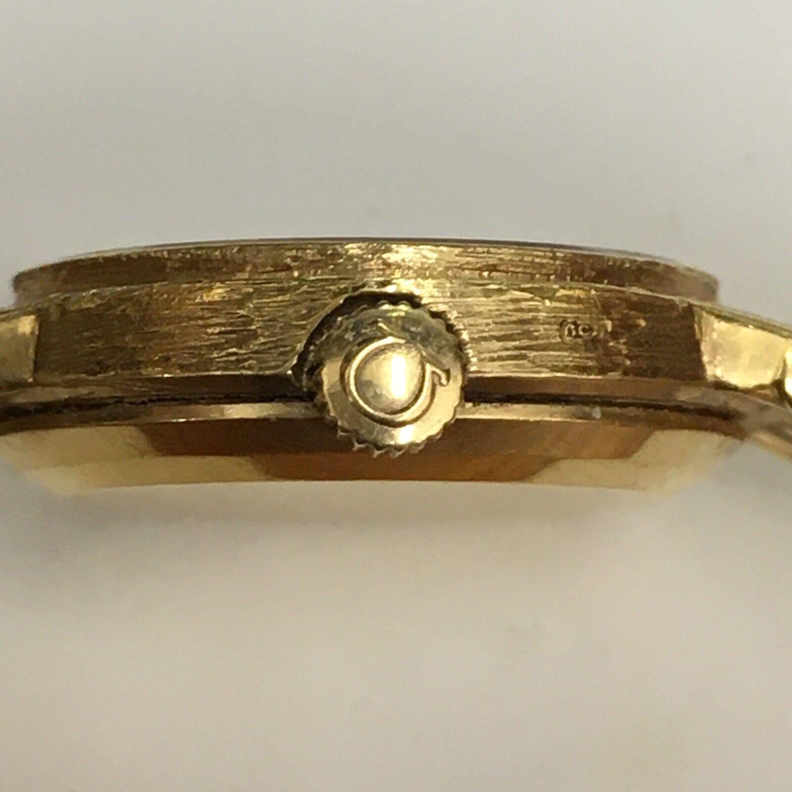 Lady's Omega Deville 18K Yellow Solid Gold Mechanical Watch 2