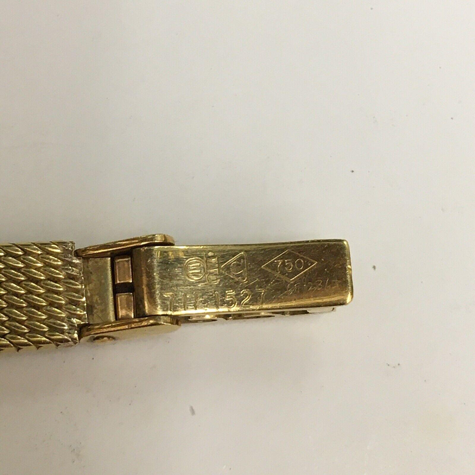 Lady's Omega Deville 18K Yellow Solid Gold Mechanical Watch 3