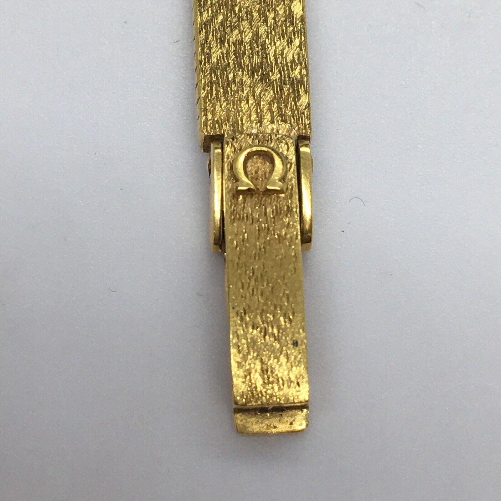 omega deville 18k gold vintage