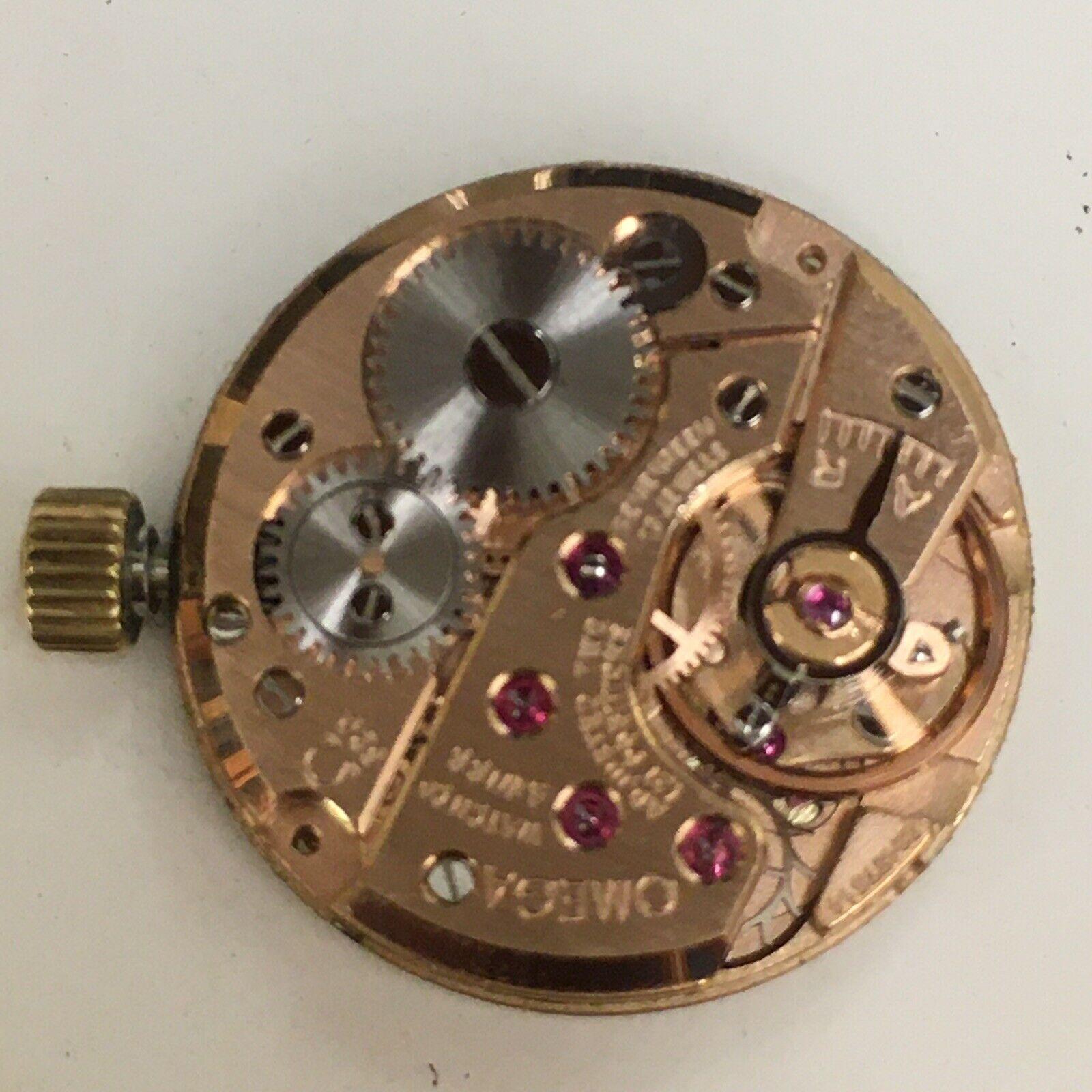 Lady's Omega Deville 18K Yellow Solid Gold Mechanical Watch 1
