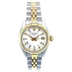Lady's Rolex Date Two Tone Watch