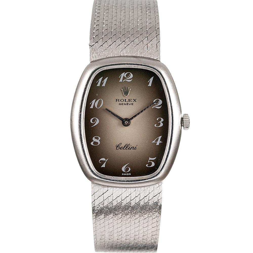 Lady’s White Gold Rolex Cellini with Breguet Numeral Vignette Dial