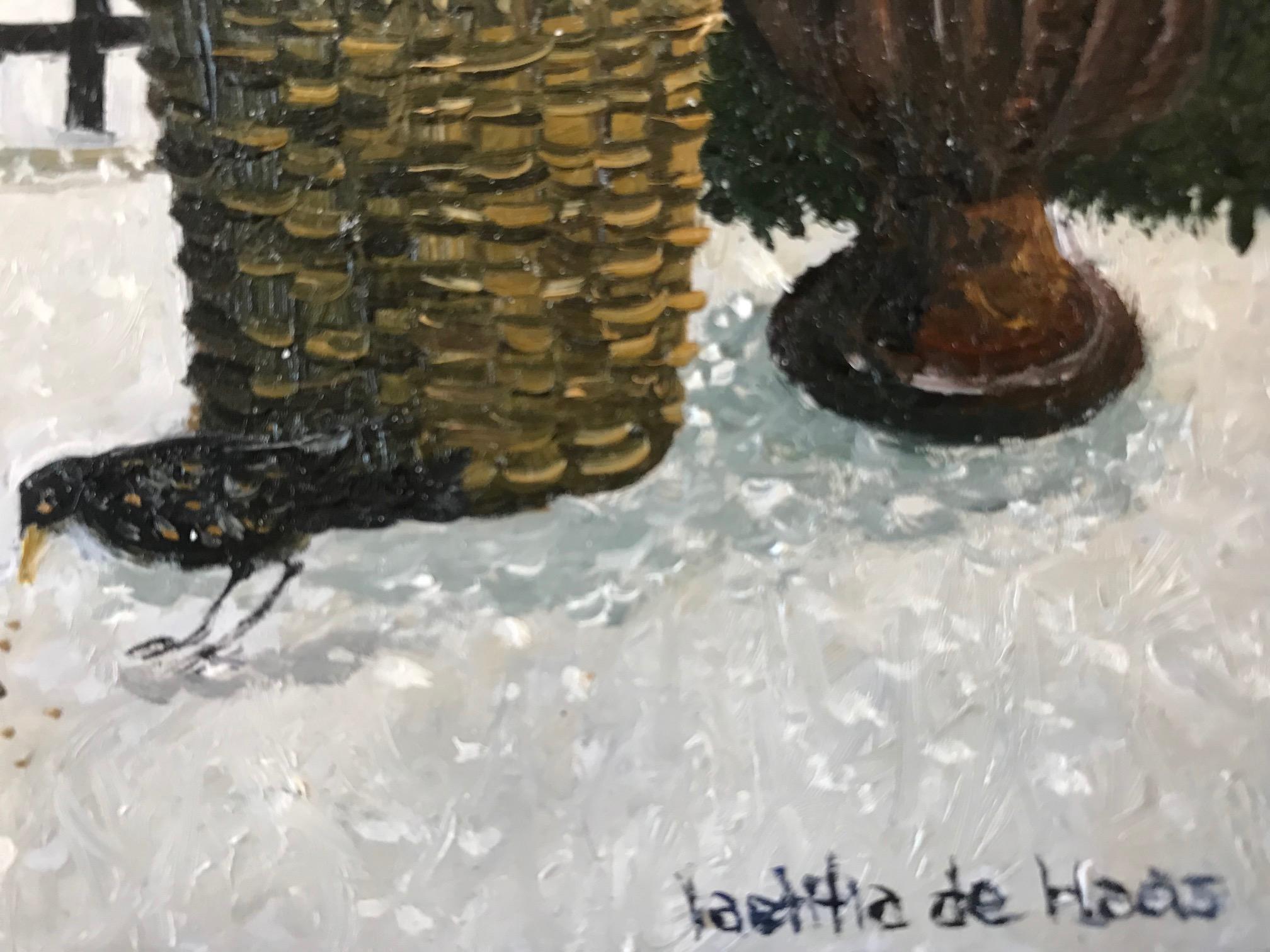 
L'atmosphère détendue est caractéristique des peintures à l'huile de l'artiste néerlandaise Laetitia de Haas (1948). Son travail dégage une distinction et une tranquillité qui nous font souvent défaut dans le monde quotidien. La modestie discrète