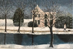 ''Walking in a Winter Wonderland'' Cosy Dutch Painting on a Winter Day