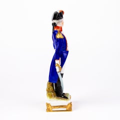 "Lafayette" Sitzendorf Napoleonic Soldier Porcelain Figure