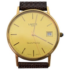 Lafitte 18 Karat Gold Men
s Wrist Watch