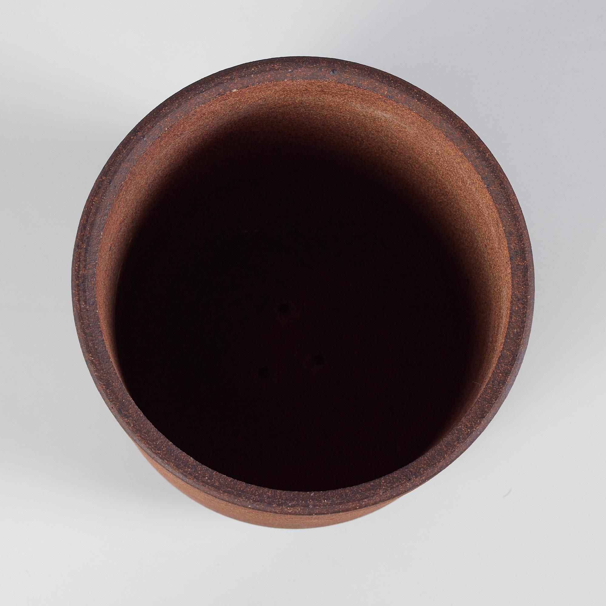 Zylindrisches Steingut-Pflanzgefäß von Lagardo Tackett für Architectural Pottery (Mitte des 20. Jahrhunderts) im Angebot