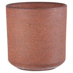 Jardinière cylindrique en grès Lagardo Tackett pour la poterie architecturale