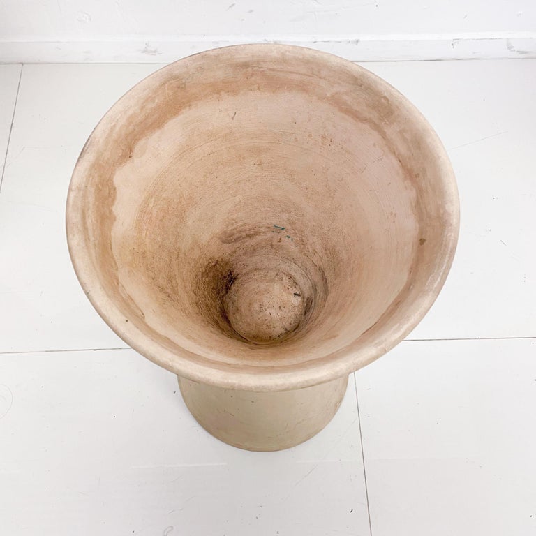 LaGardo Tackett for Architectural Pottery Double Cone Planter Bisque 1960s Calif For Sale 1