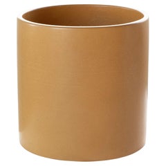 LaGardo Tackett Gold Glazed Cylinder Planter for Architectural Pottery, 1950s