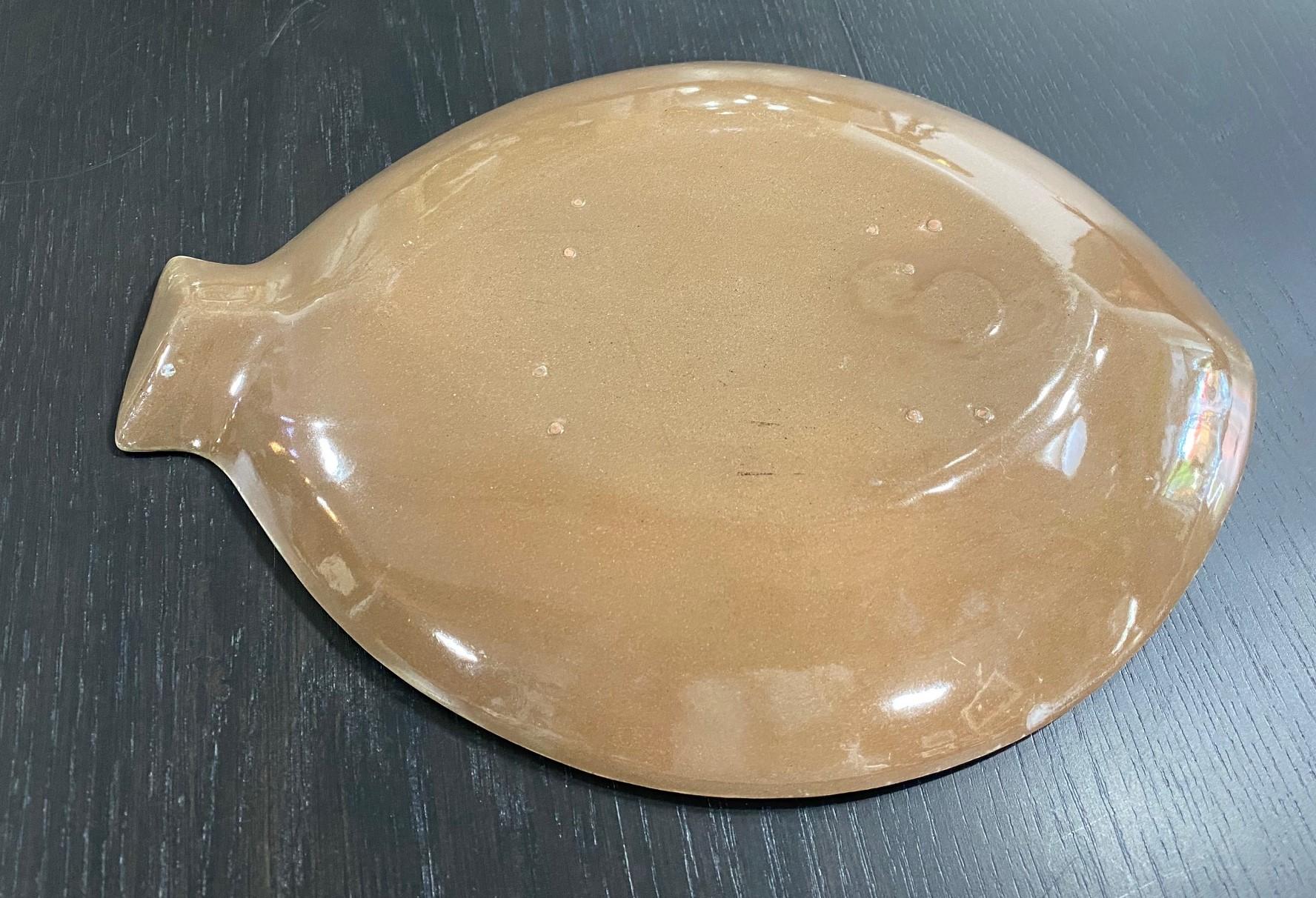 Lagardo Tackett & Kenji Fujita California Mid-Century Modern Ceramic Fish Plate 2