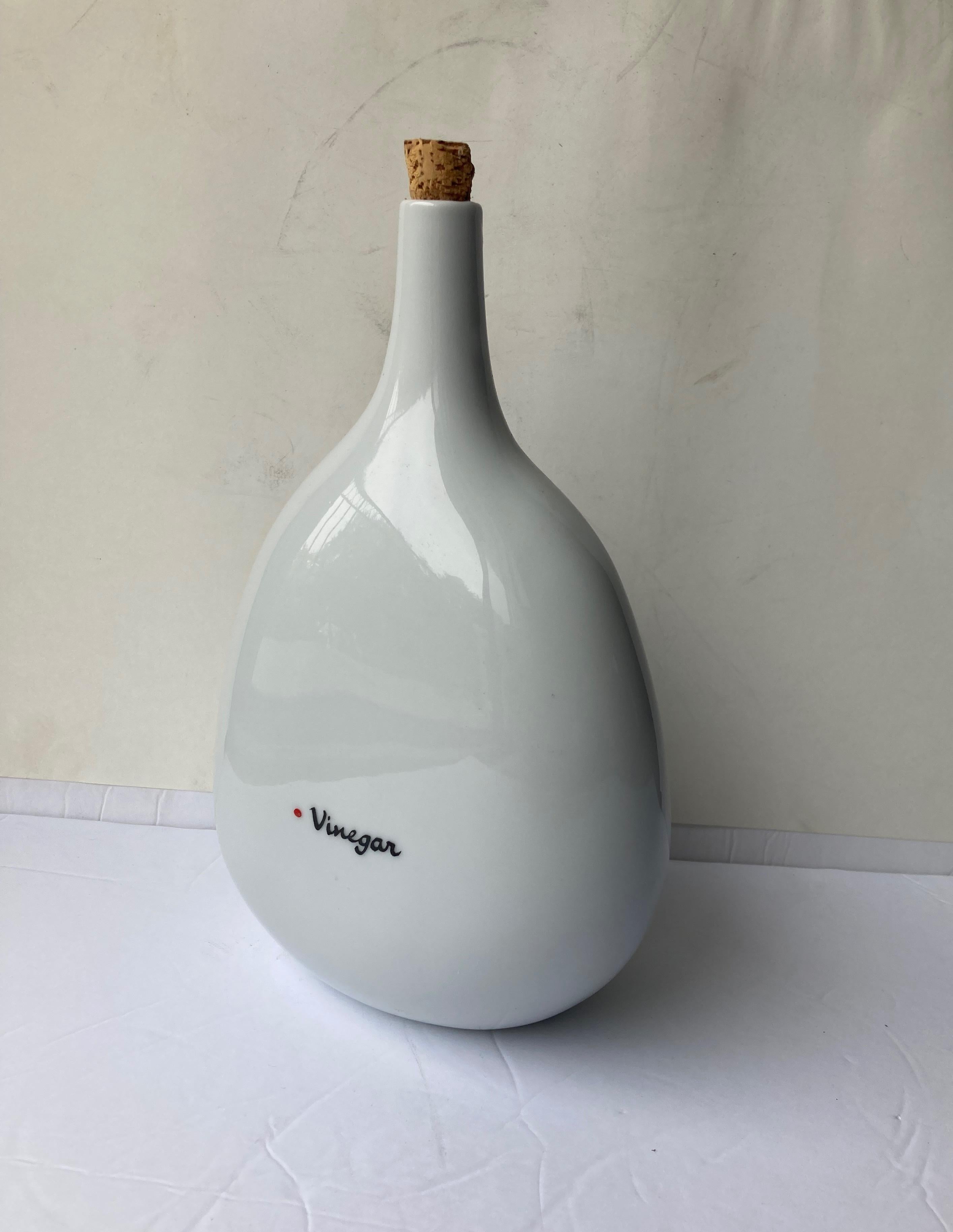 Modern Lagardo Tackett Vinegar cruet, Architectural Pottery, Freeman Lederman .bottle For Sale