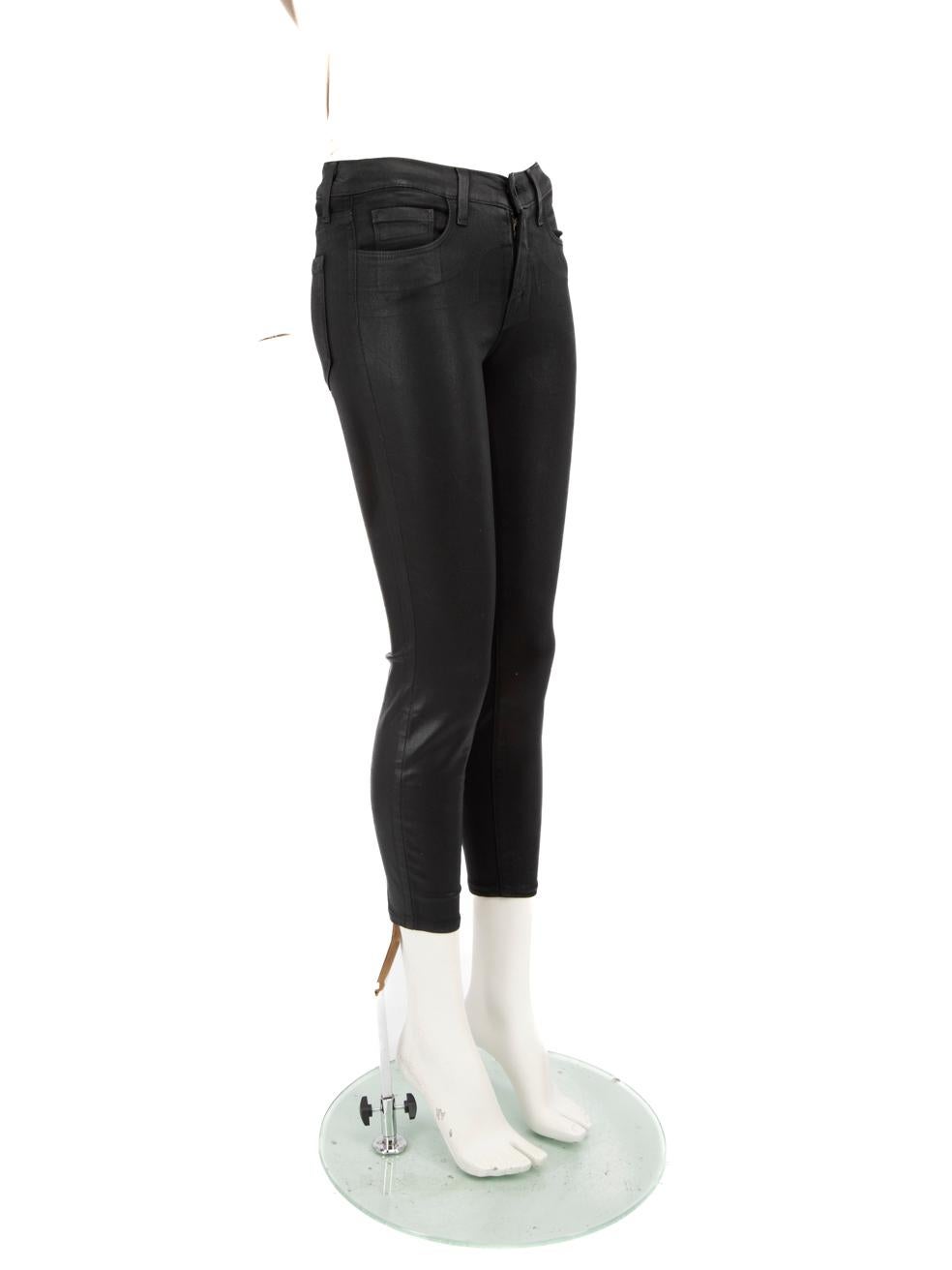 CONDITION is Very good. Minimal wear to the trousers is evident. Light discolouration on the front right mid leg, the front left lower leg and at the back below the waist of this used L'Agence designer resale item. Discolouration may need gentle