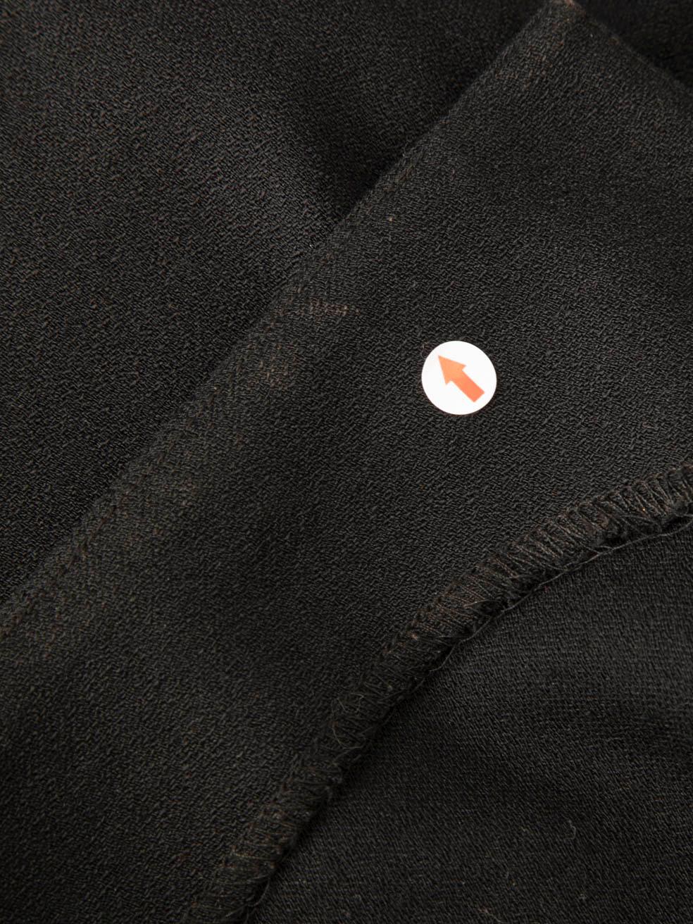 L'Agence Schwarz gerüschtes Detail mittlere Ärmel Kleid Größe XXS Damen im Angebot