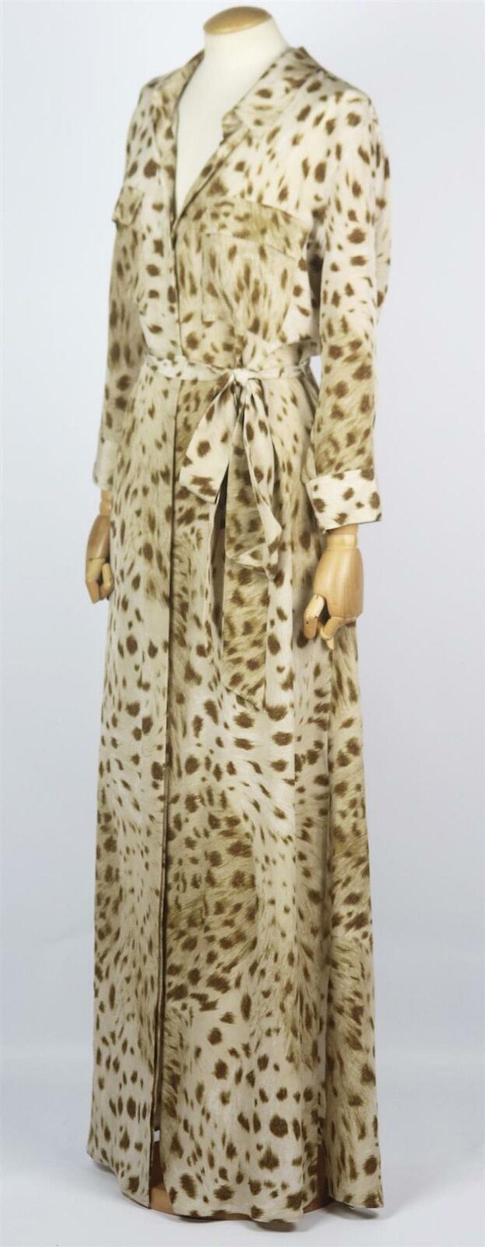belted cheetah print dress