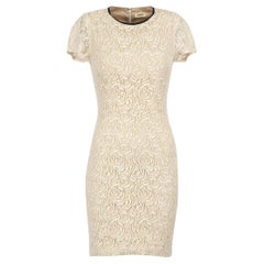 L
Agence Ecru Floral Lace Short Sleeve Mini Dress Size XS L
Agence Ecru Floral Lace Short Sleeve Mini Dress Size XS
