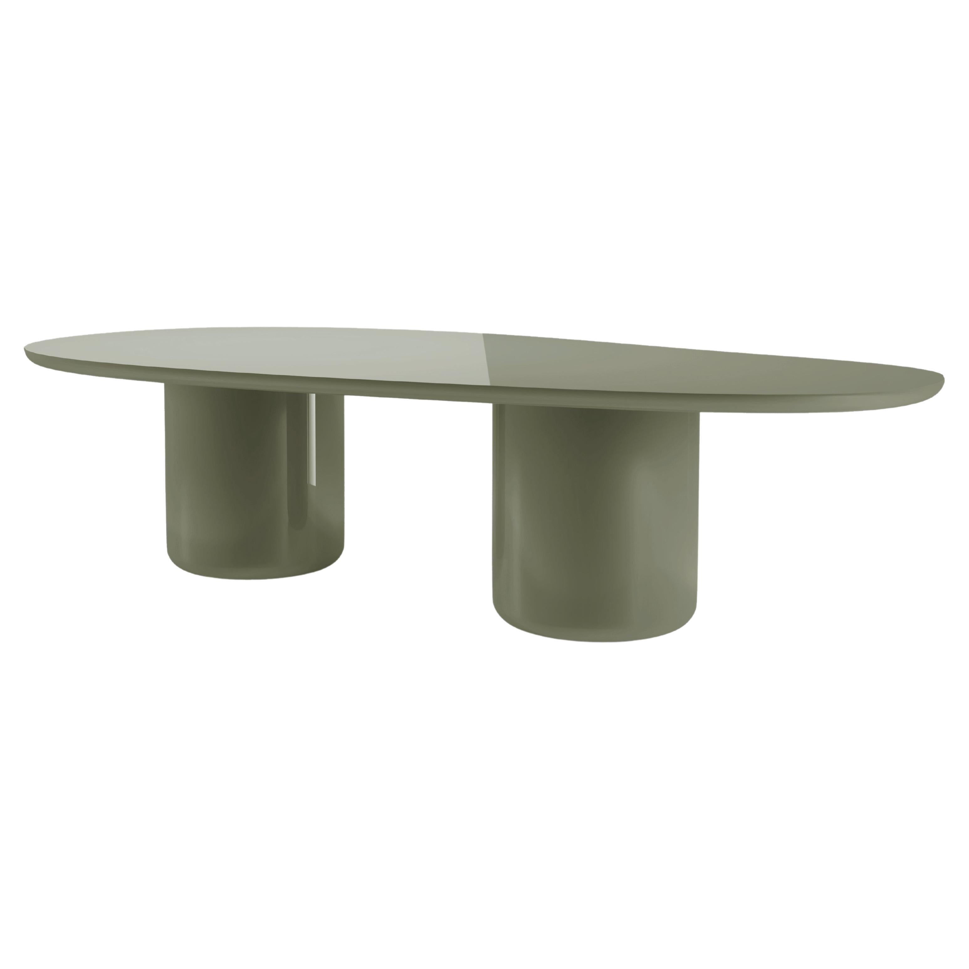 Laghi #2 Contemporary Dining Table in Lacquered For Sale