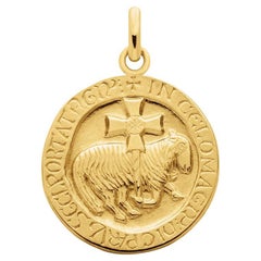 "L'agneau de Cluny" medal Gold 18 Karat