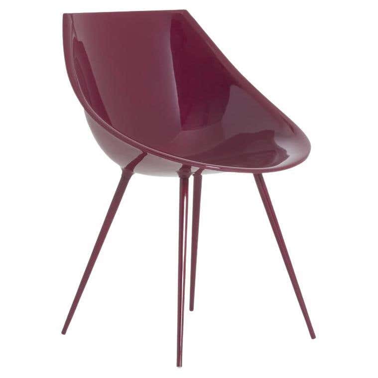 LAGO Chair Burgundy By Driade For Sale at 1stDibs