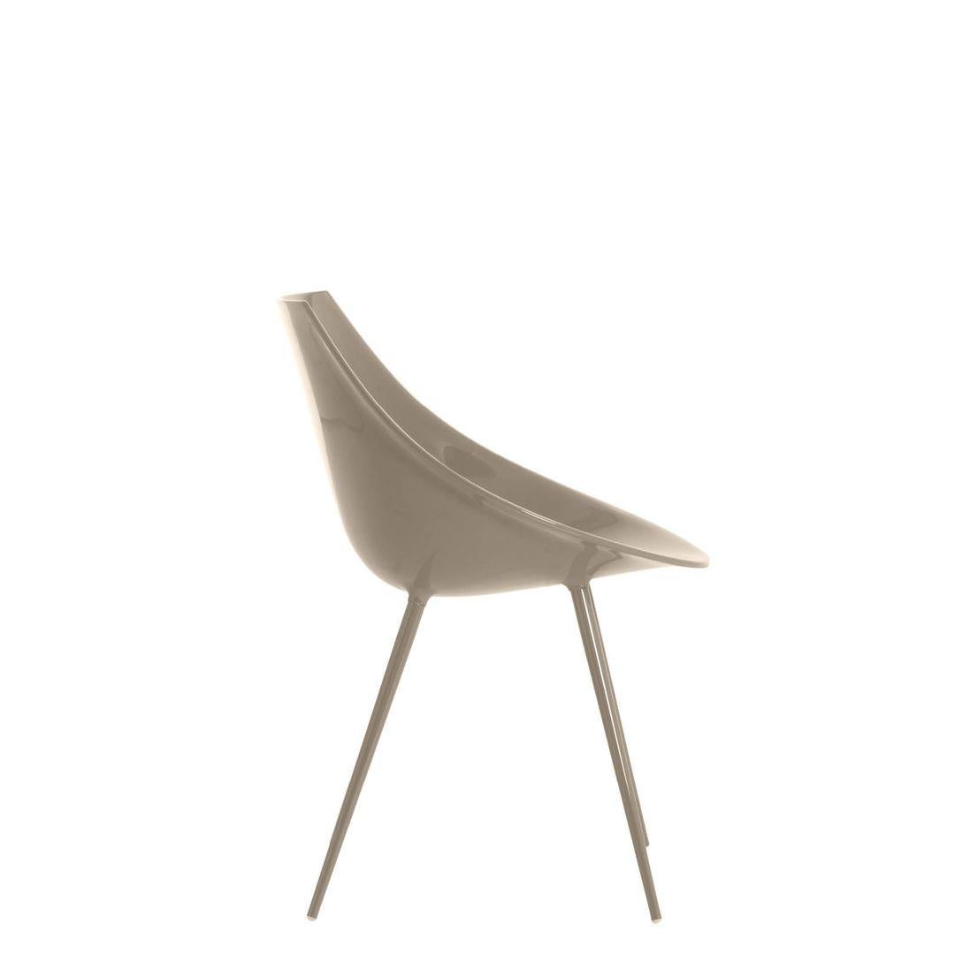 LAGO Chair Dark Beige By Driade In New Condition For Sale In Beverly Hills, CA