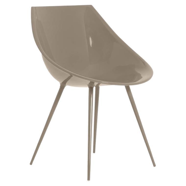 LAGO Chair Dark Beige By Driade For Sale