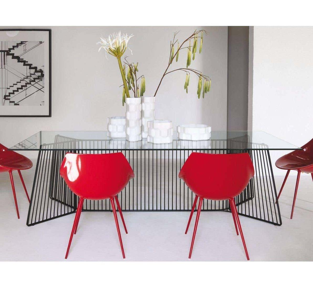 Aluminum Lago Chair Red by Driade For Sale