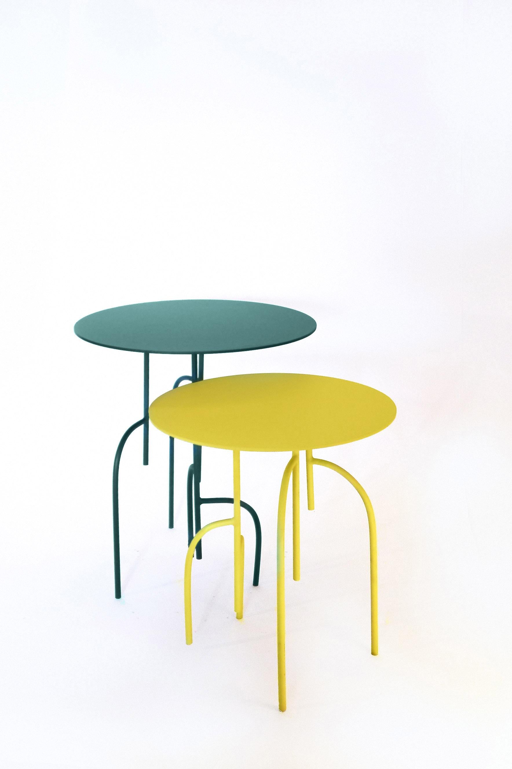 Lagoas Accent Side Round Table 'Medium' by Filipe Ramos For Sale 4