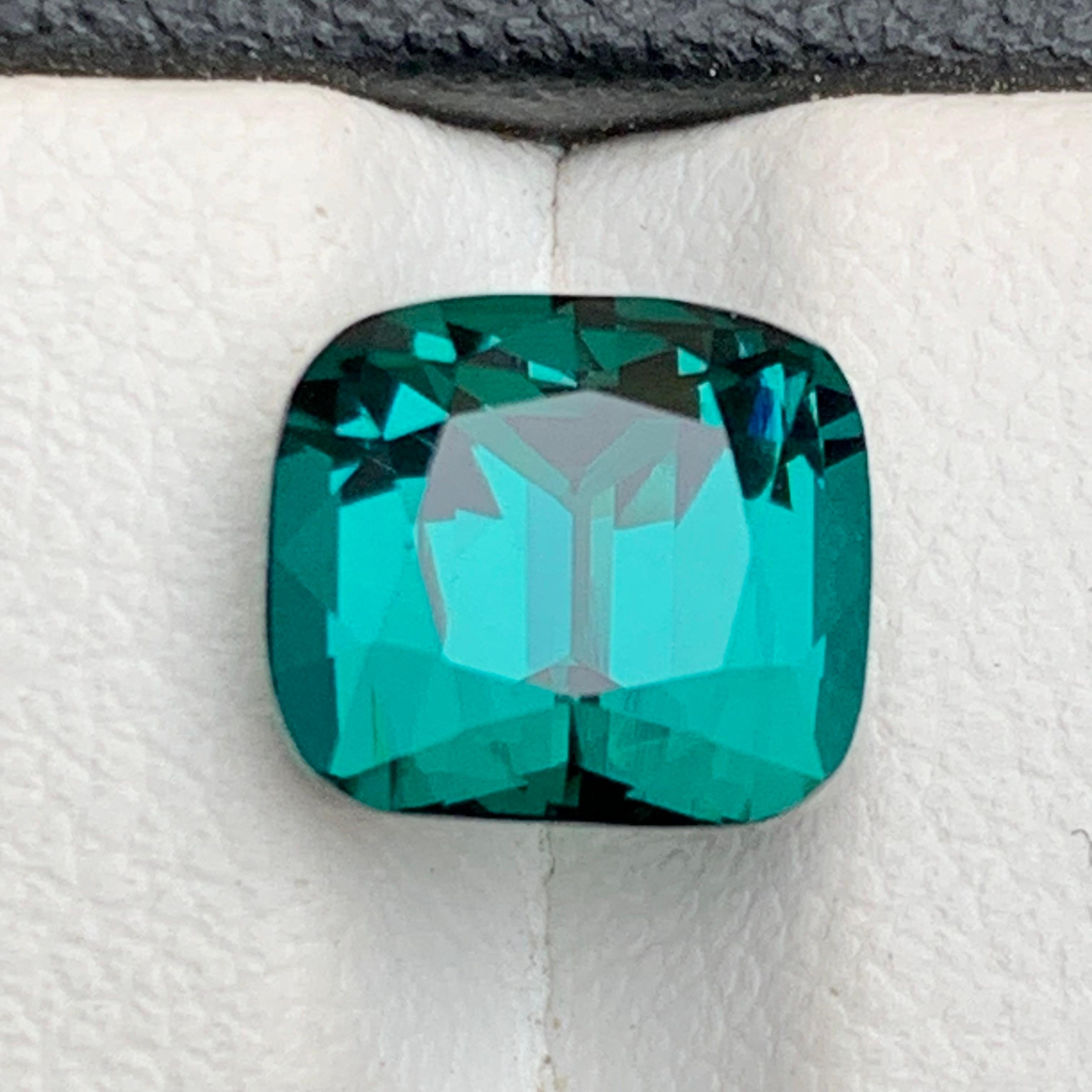 Rare Certified Indigo Blue Natural Tourmaline Loose Gemstone for Ring, Necklace Pendant, or any other Jewelry Setting-Cushion Cut from Kunar Afghanistan!!

💎 GEMSTONE TYPE: Tourmaline
⚖️ WEIGHT: 3.04 Carat
🪚 SHAPE & CUT: Cushion Cut
📏 SIZE (MM):