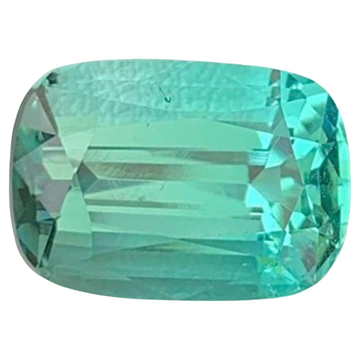 Lagunenblauer Turmalin Edelstein: Natürlicher Oktober-Geburtsstein, Afghanistan 4,67 CT