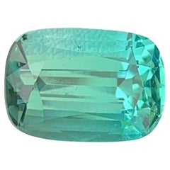 Tourmaline bleu lagon : Pierre de naissance naturelle d
octobre, Afghanistan 4.67 CT