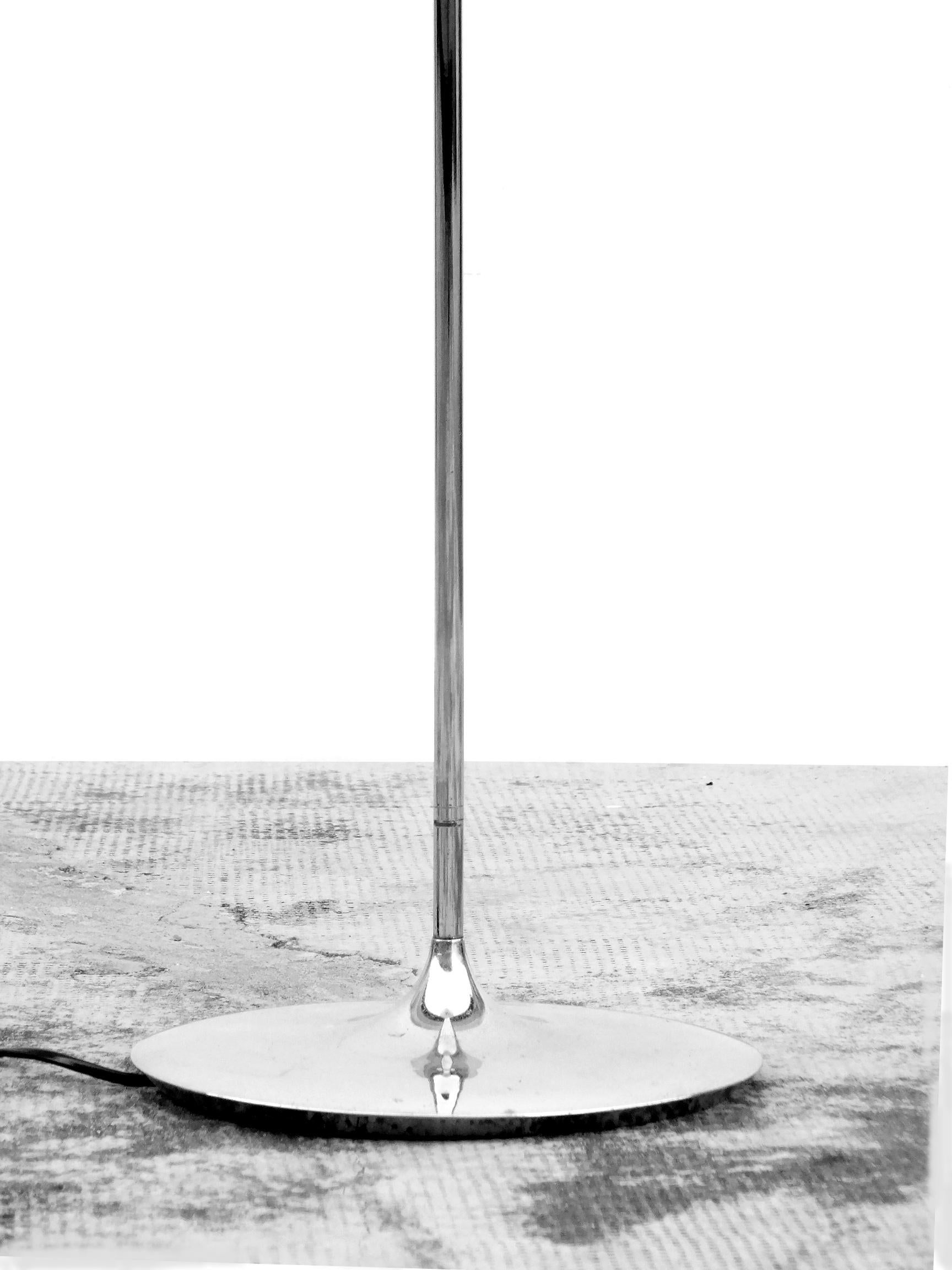 Aluminum Lagoon Floor Lamp Nemo Italy Production Designed by Carlo Forcolini in Years 80 For Sale