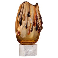 Lagoon' Tears Murano Glass Vase by Aina Kari