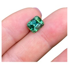 Lagoon Tourmaline 3.62Ct natural Gemstone, Cushion, Afghanistan , Certificate
