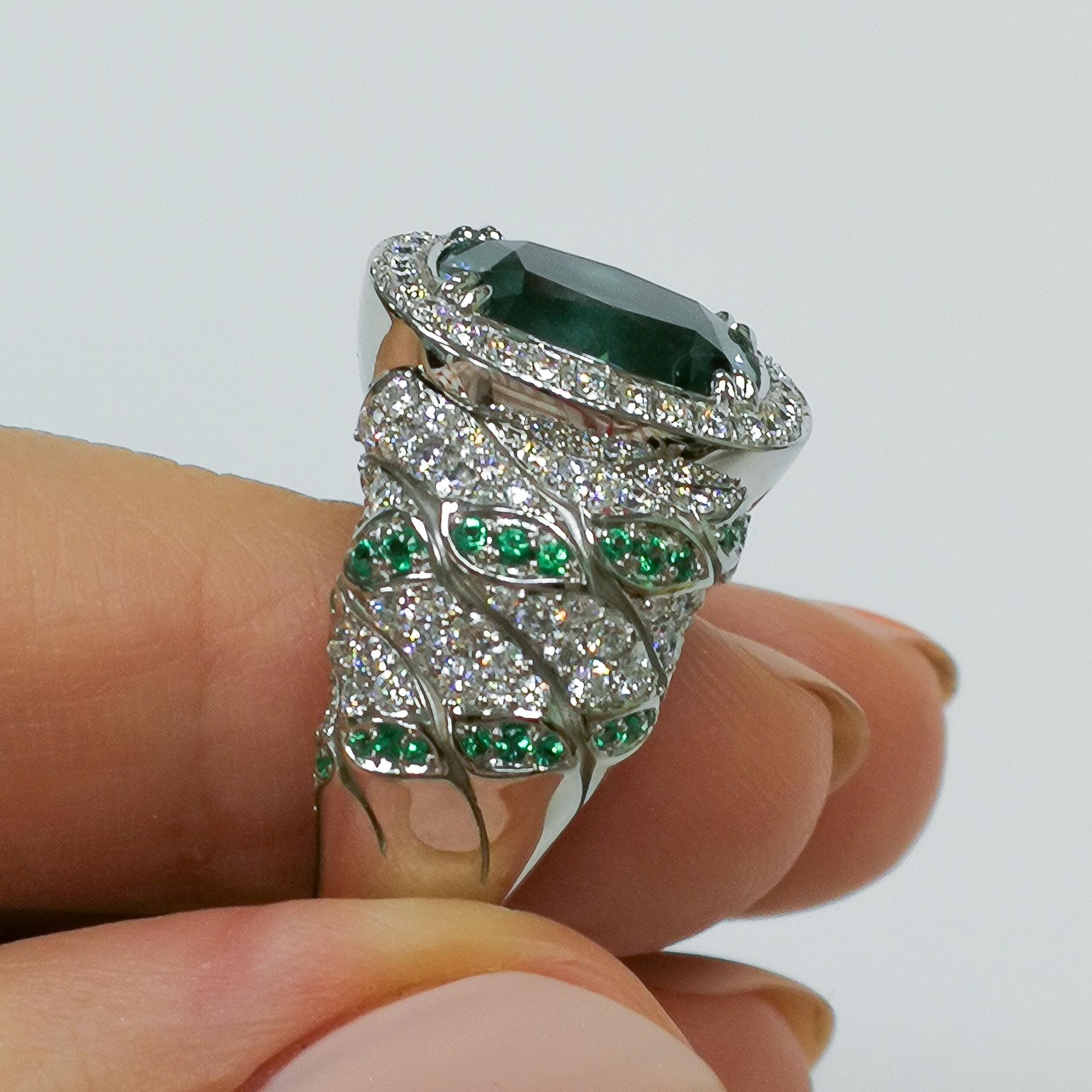 lagoon tourmaline ring