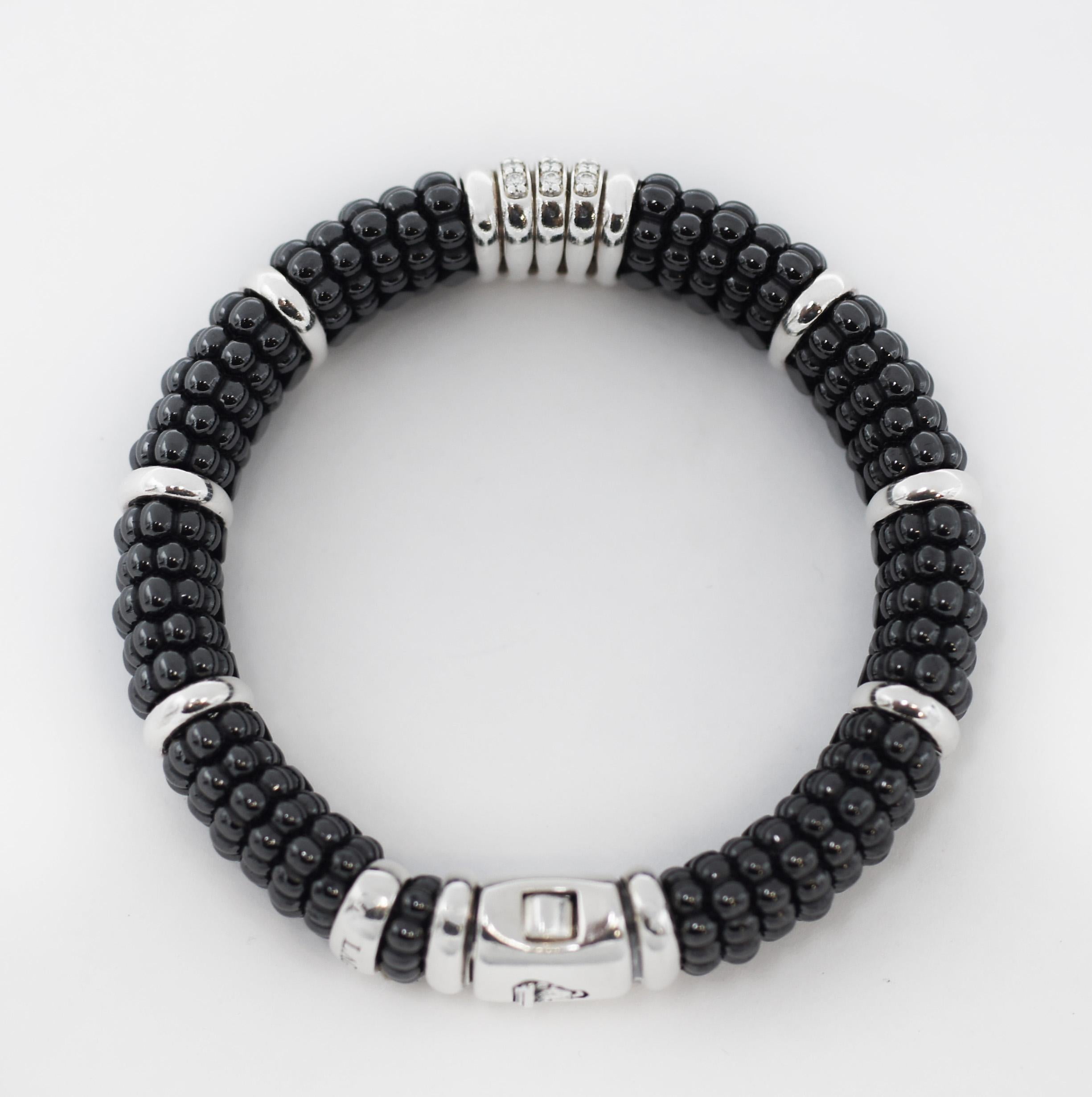 lagos black caviar bracelet