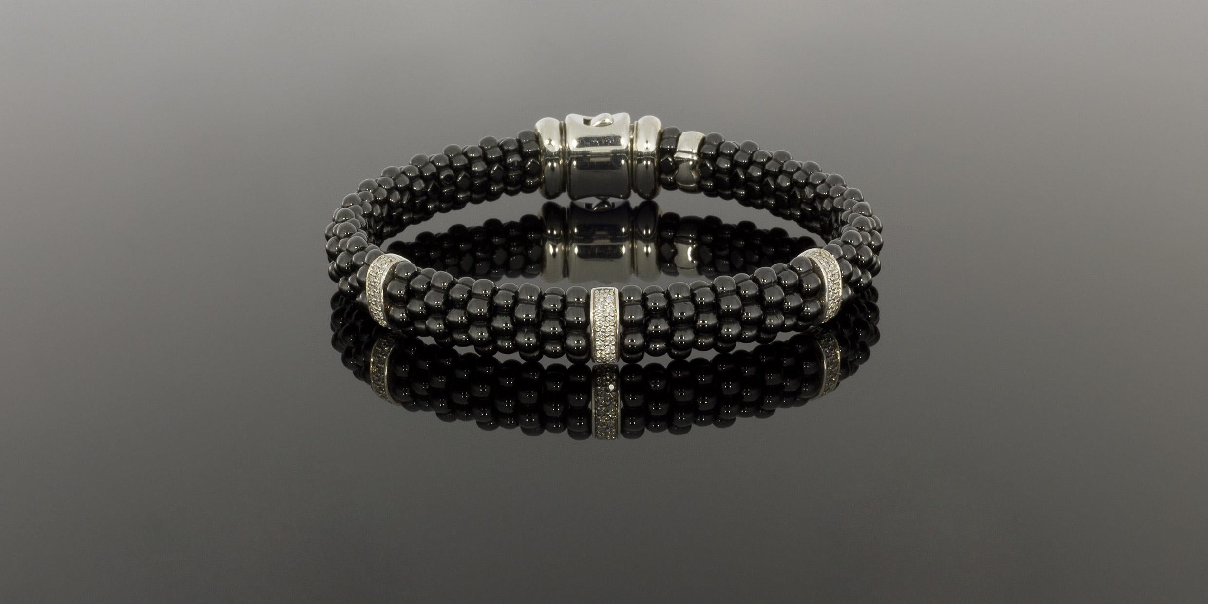 lagos black caviar bracelet