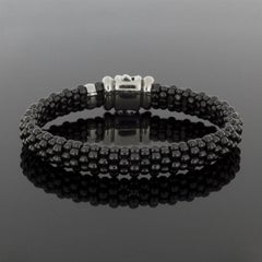 Lagos Black Caviar Sterling Silver Beaded Bracelets