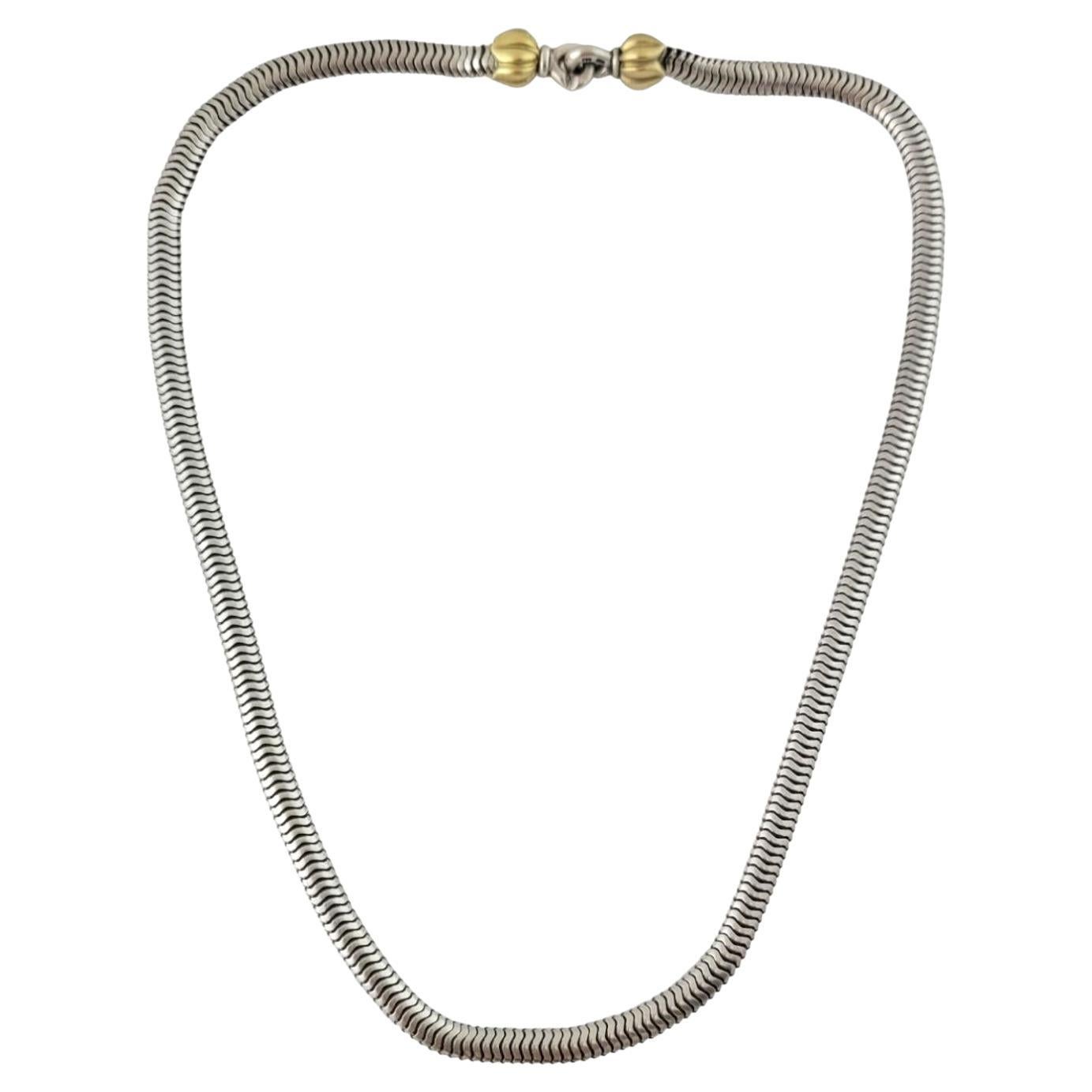 Lagos Caviar 18K Yellow Gold & Sterling Silver Chain #17400