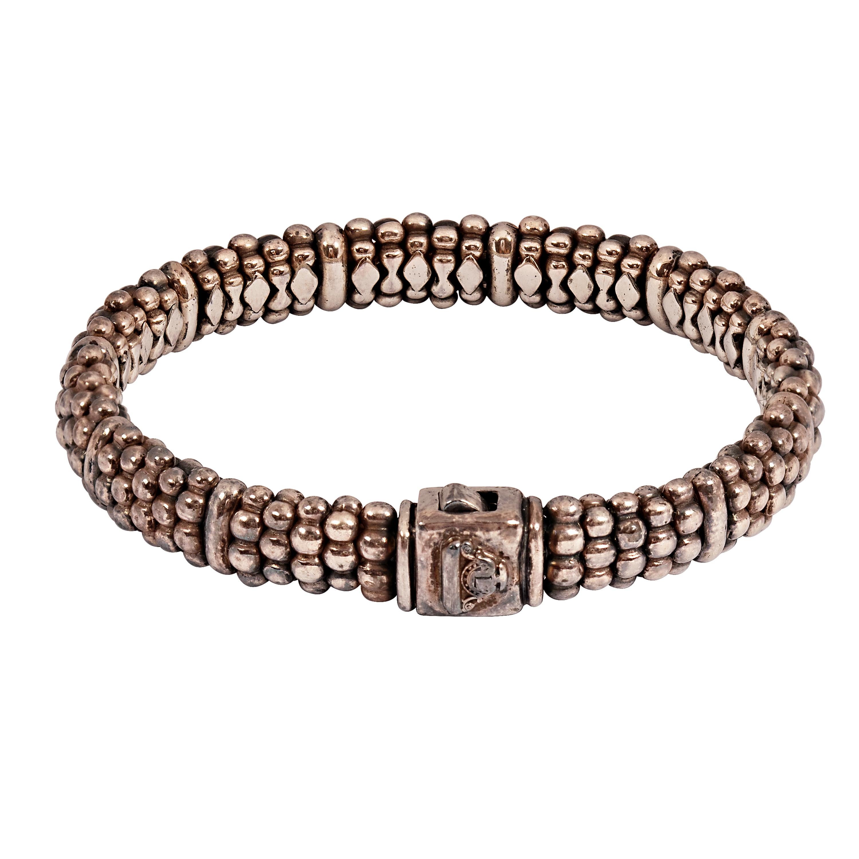 lagos gold bead bracelet