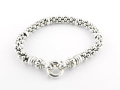 Lagos Caviar Sterling Silver Beaded Rope Bracelet