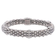 Bracciale Lagos Caviar in argento sterling
