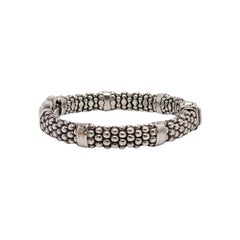 Lagos Caviar Bracciale con fibbia Derby in argento Sterling #16271